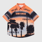 Hemden mit Hawaii-Strandprint